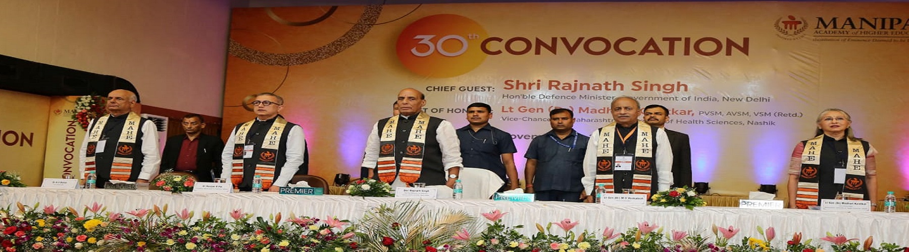 Glimpses of Raksha Mantri Shri Rajnath Singh addressing the convocation ceremony of Manipal Academy of Higher Education in Udupi, Karnataka on 18 November 2022. 
