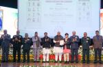 Raksha Mantri Shri Rajnath Singh felicitating Super 25 Awardees of ‘Veer Gatha 2.0’ contest at an event in New Delhi on 25 January 2023.Raksha Mantri Shri Rajnath Singh felicitating Super 25 Awardees of ‘Veer Gatha 2.0’ contest at an event in New Delhi on 25 January 2023.