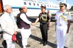 Glimpses of Raksha Mantri Shri Rajnath Singh’s visit to Andaman & Nicobar Command, the only operational joint services command of the country in Port Blair on January 05, 2023.