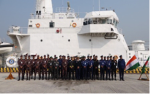 Indian Coast Guard Ships ICGS Shaurya and Rajveer on a six-day visit to Chattogram, Bangladesh from 13 to 19 January, 2023.