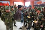 Glimpses of Raksha Mantri Shri Rajnath Singh’s visit to forward posts in Arunachal Pradesh on October 24, 2023 to celebrate Dussehra with troops and perform Shastra Puja with them.