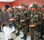 Glimpses of Raksha Mantri Shri Rajnath Singh’s visit to forward posts in Arunachal Pradesh on October 24, 2023 to celebrate Dussehra with troops and perform Shastra Puja with them.