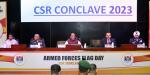 Glimpses of Armed Forces Flag Day Fund CSR Conclave, graced by Raksha Mantri Shri Rajnath Singh, in New Delhi on November 29, 2023.