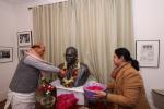  Raksha Mantri Shri Rajnath Singh paying floral tributes to Chief Architect of the Indian Constitution Dr BR Ambedkar at Ambedkar Museum in London, United Kingdom on January 09, 2024.