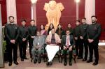 Officer trainees of Indian Defence Estates Service batch call on Raksha Mantri in New Delhi