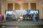 Raksha Mantri Shri Rajnath Singh at the conference on ‘Strengthening Indo-US Relationship in Amrit Kaal - Aatmanirbhar Bharat’ organised by Indo-American Chamber of Commerce in New Delhi on January 30, 2024.