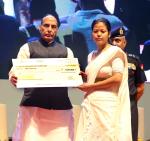 Glimpses of ‘Maa Bharati Ke Sapoot’ website launch event was graced by Raksha Mantri Shri Rajnath Singh at the National War Memorial complex in New Delhi on October 14, 2022.