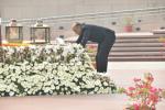 Defence Secretary Dr Ajay Kumar laying a wreath at the National War Memorial in New Delhi on October 31, 2022.