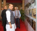 Raksha Mantri Shri Rajnath Singh reviewing the cleanliness activities being carried out by Ministry of Defence, as part of Special Swachhta Campaign 2.0, in New Delhi on October 31, 2022. Also seen is Defence Secretary Dr Ajay Kumar.